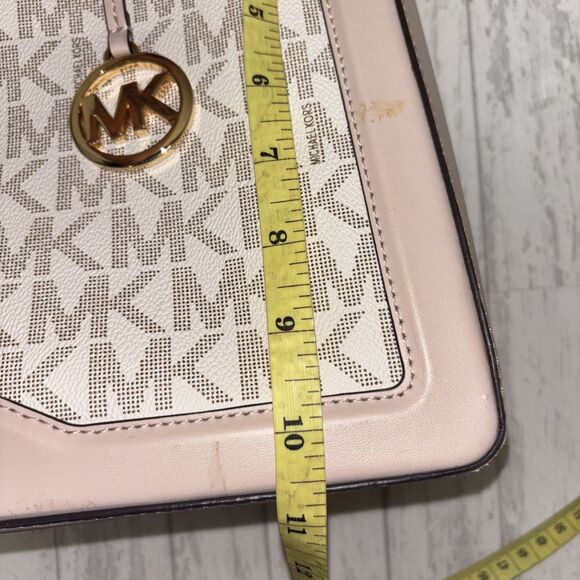 Michael Kors Large Jessie Bag Pink Ivory - Picture 12 of 12